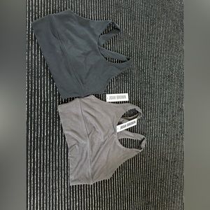 Lot of 2 Joah Brown varsity tank bra in size s/m